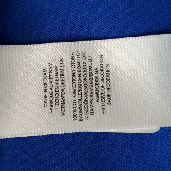 Ralph Lauren Hooded Polo Big Logo Embroidered Long Sleeve Men Blue  Size L - Picture 7 of 8